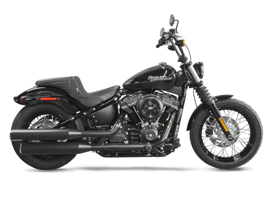 Harley Davidson FLSL [2018-2021] – Kickflip Sitz Gefaltete Naht Gripp Tape Schwarzes