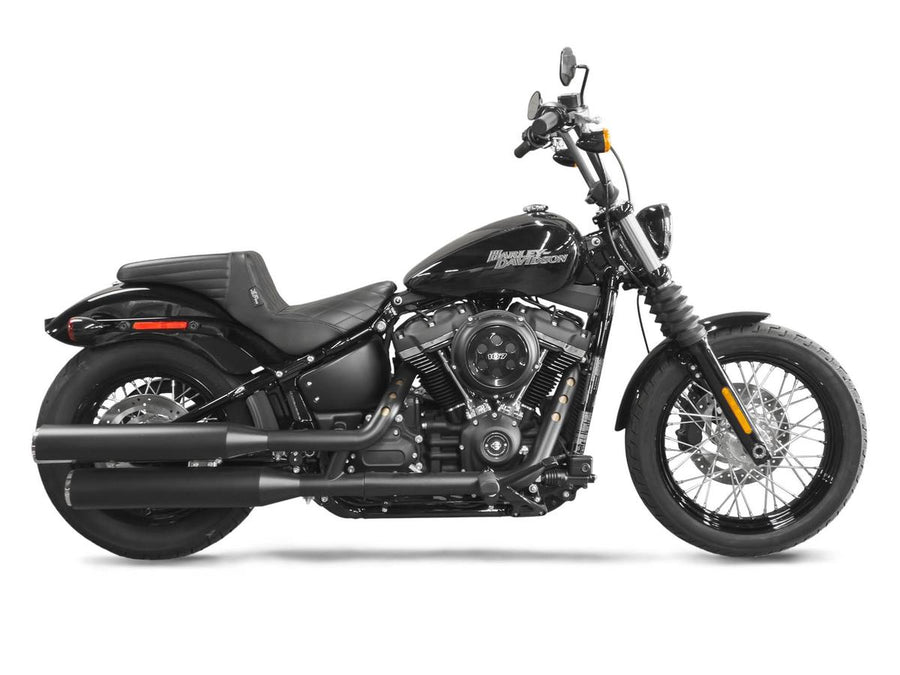 Harley Davidson FLSL [2018-2021] – Kickflip Sitz Gefaltete Naht Gripp Tape Schwarzes