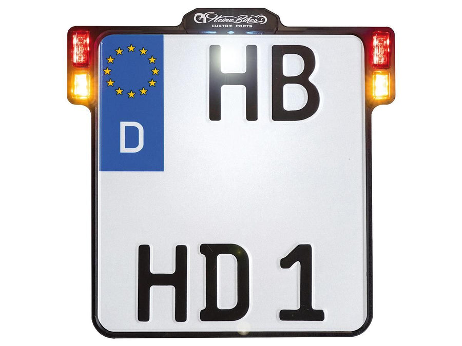 Harley Davidson-All-Inn 2.0 Plaque d'immatriculation Plaque de base du support de plaque d'immatriculation avec