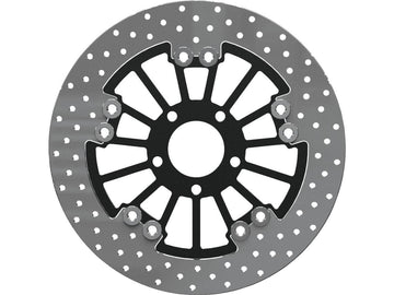 Harley Davidson Dyna [2000-2017]-round 340 mm floating brake disc Spelle