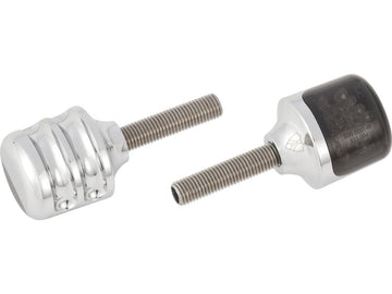 Harley Davidson-corrugated LED indicators, amber-colored LEDs, chrome smoke LED