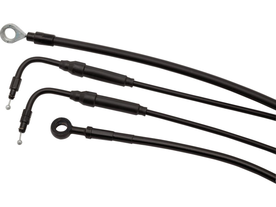 Harley Davidson Flhtc [2000-2002] -13 "Excavateur Bar Câble Ensemble en acier inoxydable en acier inoxydable ...