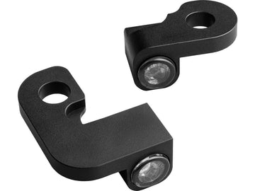 Harley Davidson Sportster [1990-2003] -Nano Series a conduit Blinker Black Anodisé