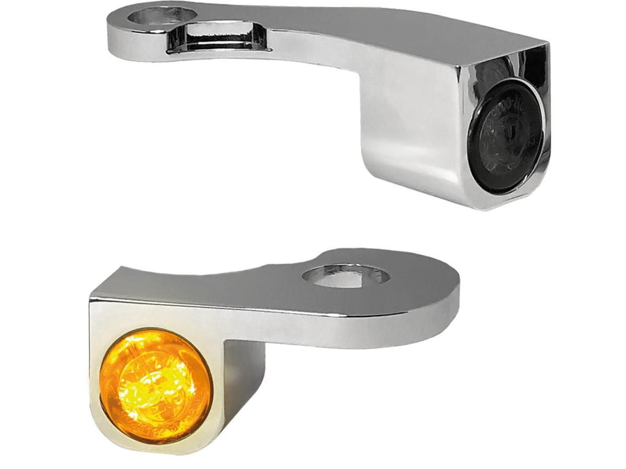 Harley Davidson Softail [2015-2017] – NANO Serie LED Blinker Chrom Rauch LED