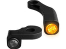 Harley Davidson Softail Note [2018-2024]-Nano Series Led Blinker Black-2