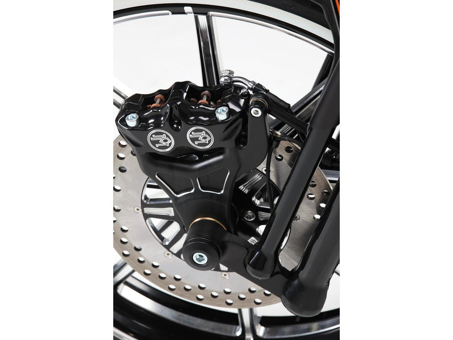 HARLEY DAVIDSON - Contrast de l'étrier de frein radial personnalisé coupé anodisé ...