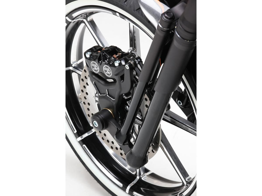 HARLEY DAVIDSON - Contrast de l'étrier de frein radial personnalisé coupé anodisé ...