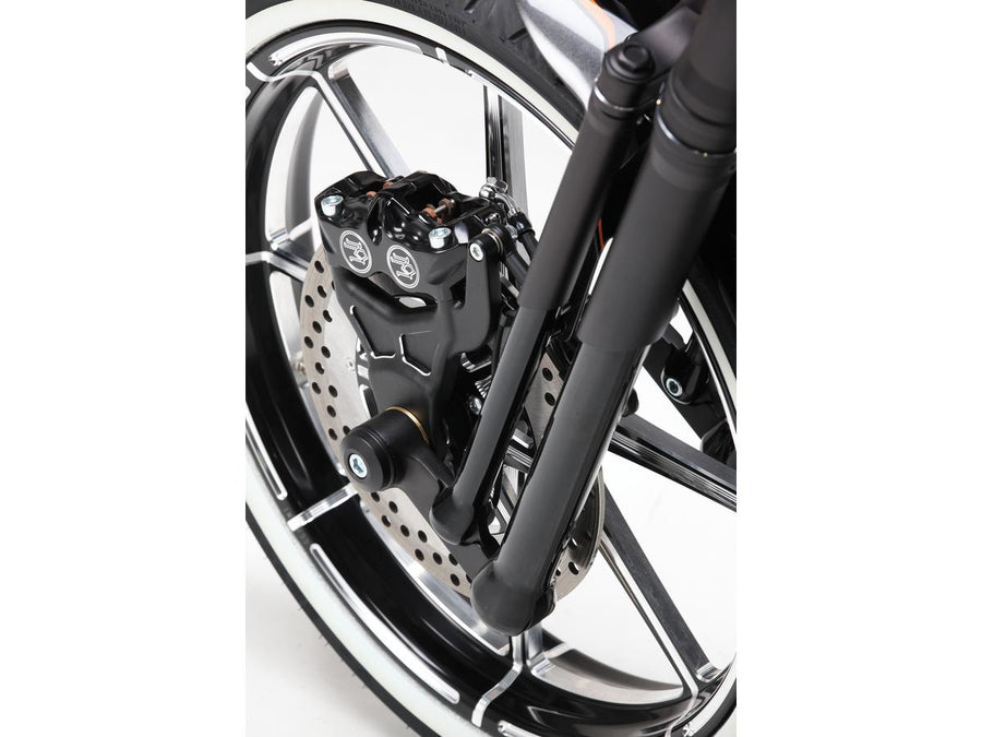 HARLEY DAVIDSON - Contrast de l'étrier de frein radial personnalisé coupé anodisé ...