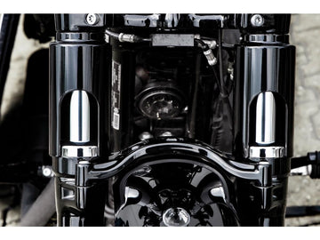 Harley Davidson XL1200X Hinweis [2010-2015] – Palas Gabelunterzugsabdeckung Schwarz - 0