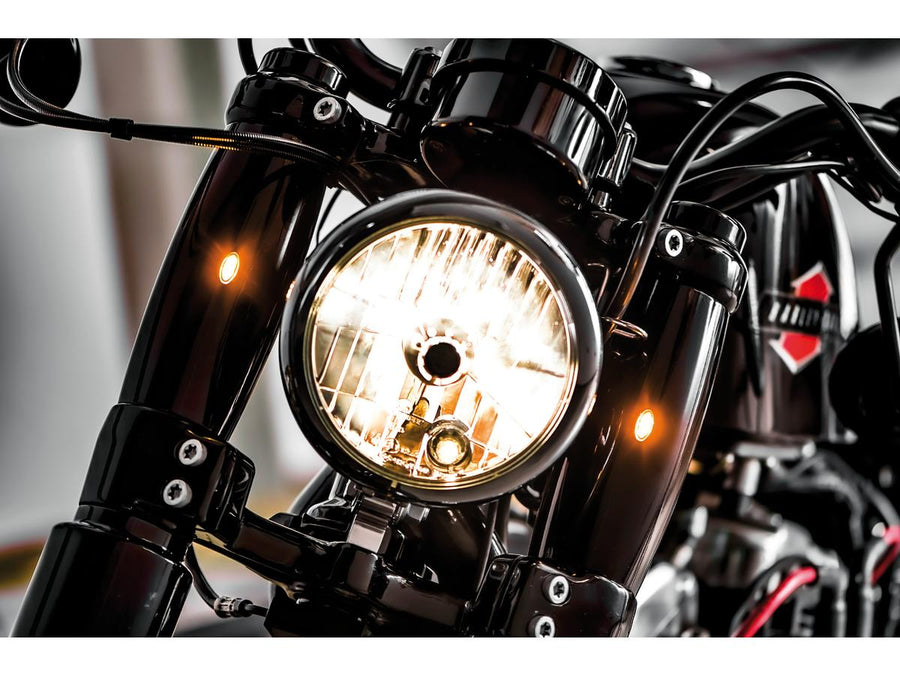 Harley Davidson XL1200X Hinweis [2010-2015] – Athene Gabelrohr-Abdeckungen oben mit