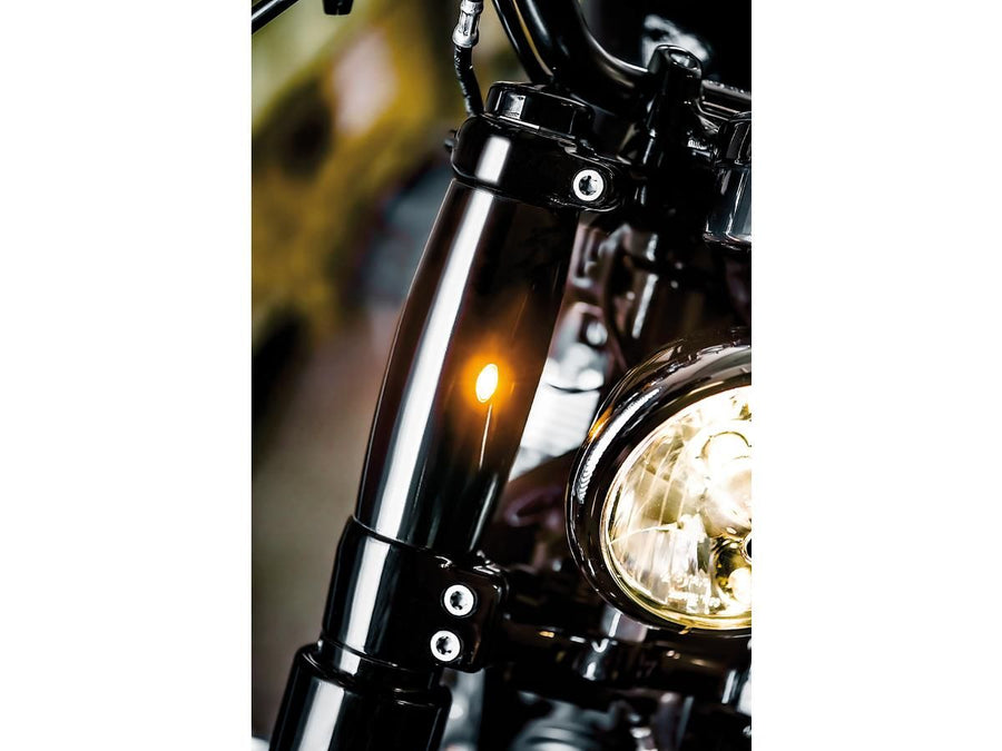 Harley Davidson XL1200X Hinweis [2010-2015] – Athene Gabelrohr-Abdeckungen oben mit