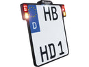 Harley Davidson-All-Inn 2.0 Plaque d'immatriculation Plaque de base du support de plaque d'immatriculation avec-4