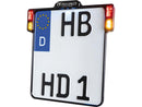 Harley Davidson-All-Inn 2.0 Plaque d'immatriculation Plaque de base du support de plaque d'immatriculation avec-13