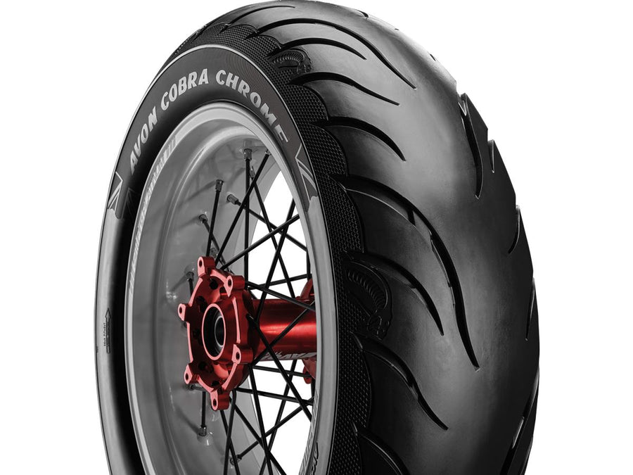 Harley Davidson – Cobra Chrom Reifen 180/60 B-17 75V TL Verstärkte Schwarze Wand