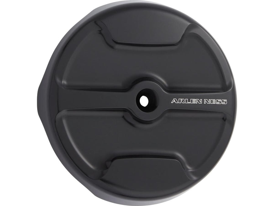 Harley Davidson – Knuckle Big Sucker Stage 1 Luftfilterabdeckung Schwarz Eloxiert