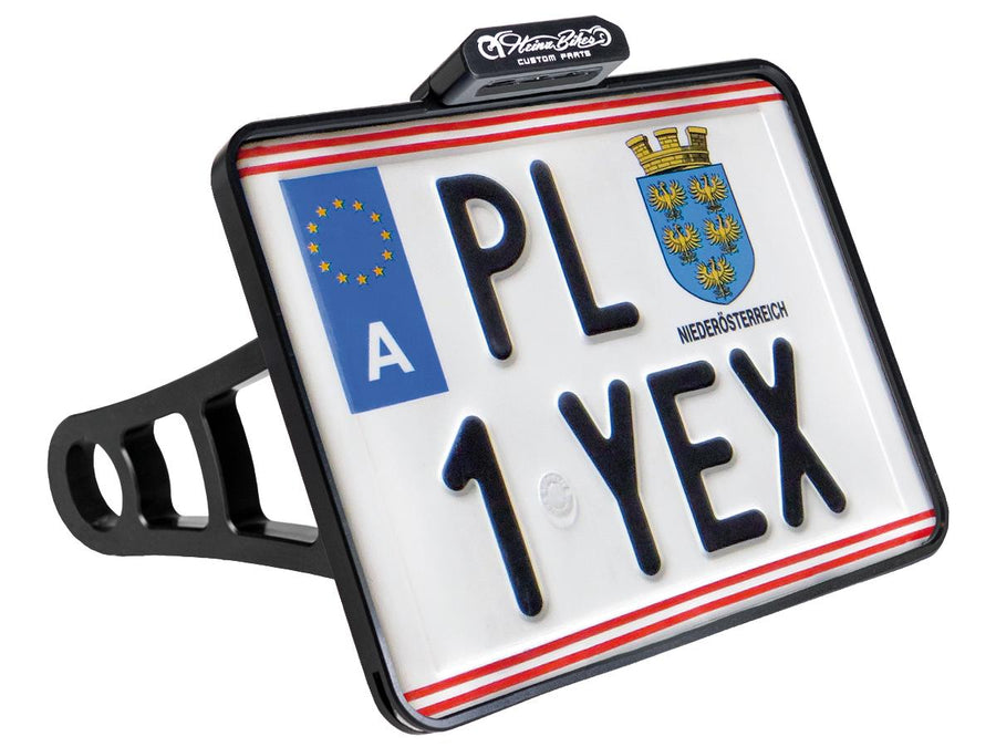 Harley Davidson Dyna [1991-2005] - kit de support de plaque d'immatriculation d'assemblage de côté