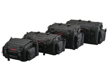 Harley Davidson - Poche de siège extensible avec un volume variable de 20 à 26 l noir