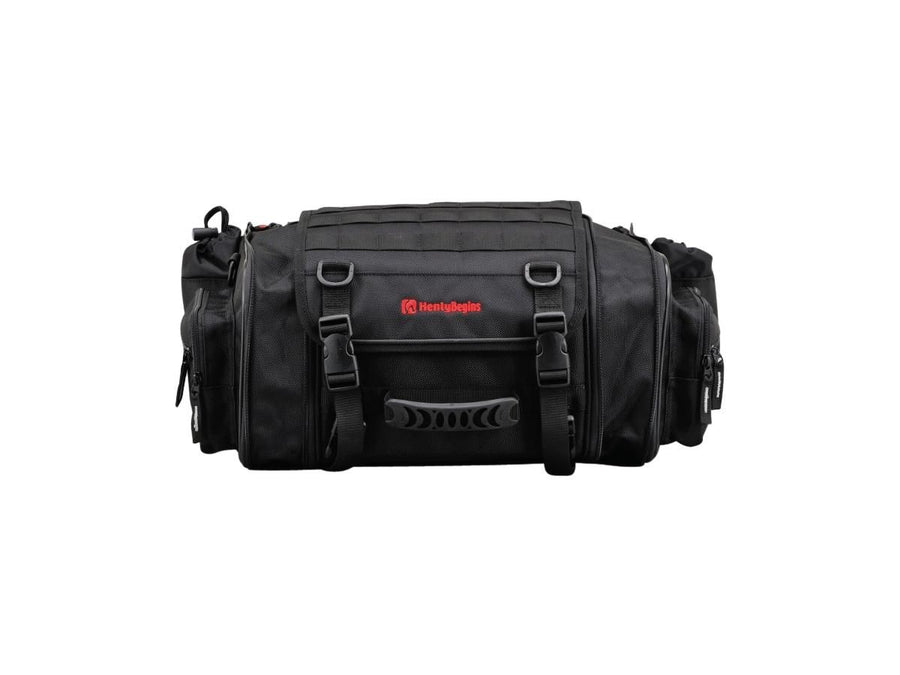 Harley Davidson - Poche de siège extensible avec un volume variable de 20 à 26 l noir