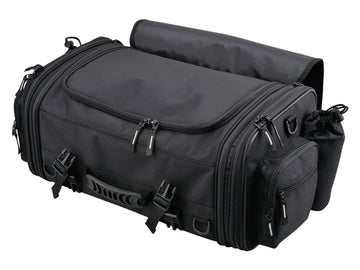 Harley Davidson - Poche de siège extensible avec un volume variable de 33 - 42 l noir