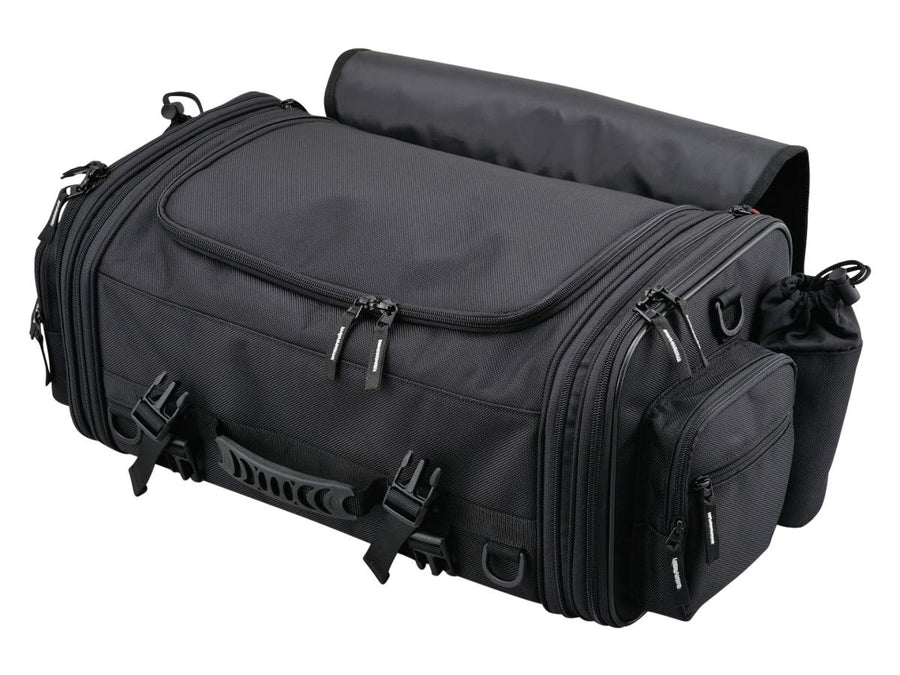 Harley Davidson – Erweiterbare Sitztasche mit variablem Volumen von 33 - 42 l Schwarz
