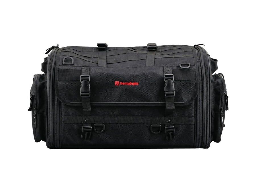 Harley Davidson - Poche de siège extensible avec un volume variable de 53 - 70 l noir