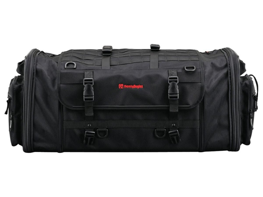 Harley Davidson - Poche de siège extensible avec un volume variable de 53 - 70 l noir