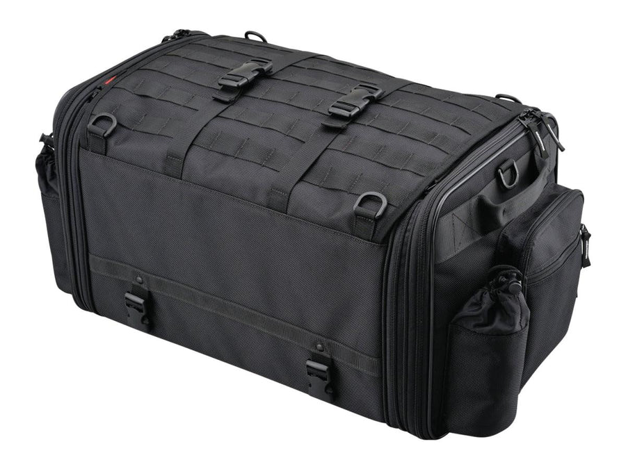Harley Davidson - Poche de siège extensible avec un volume variable de 53 - 70 l noir