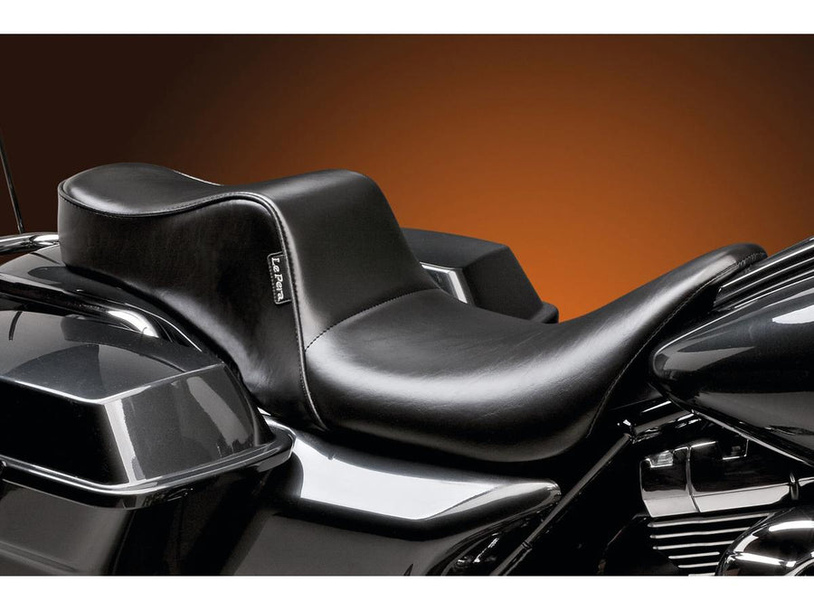 Harley Davidson Touring [2008-2025] -Siree siège lisse en vinyle noir