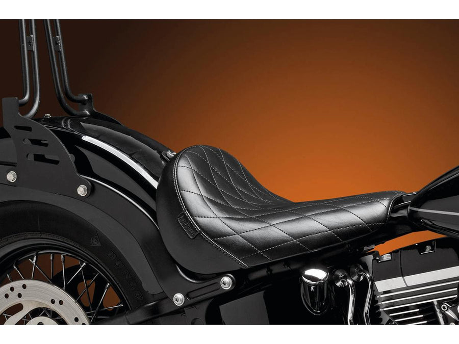 Harley Davidson FLS [2016-2017] -Bare Bones Selo Silo Diamond Stitch Black Vinyl