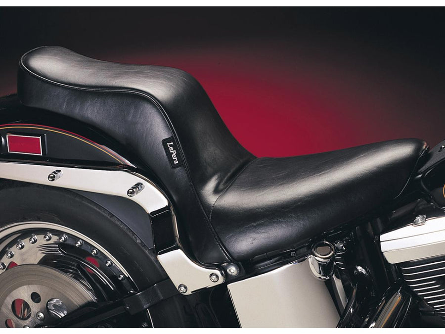 Harley Davidson Softail Note [2000-2017] -Siree siège lisse en vinyle noir