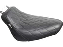 Harley Davidson FLSL [2018-2021]-Bare Bones Solo Seat Diamond Stitch Schwarzes-1