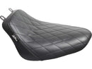 Harley Davidson FLSL [2018-2021]-Bare Bones Solo Seat Diamond Stitch Schwarzes-3