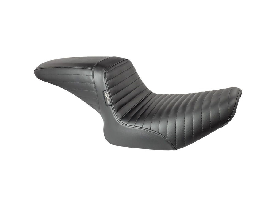 Harley Davidson Fxlrs [2020-2025]-Kickflip seat folded seam of black vinyl