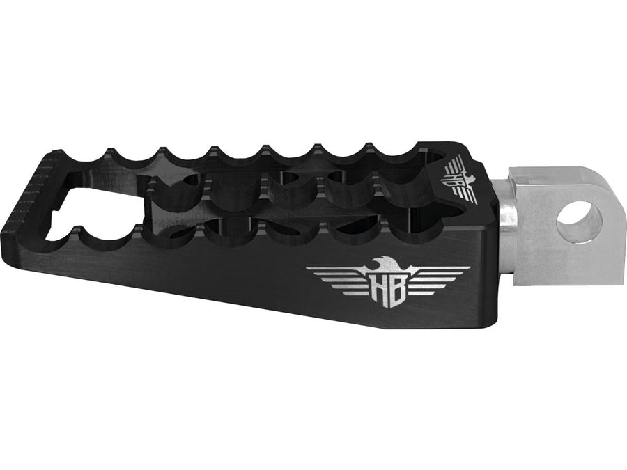 Harley Davidson Softail [2018-2025]-MX V1 footrests black anodized