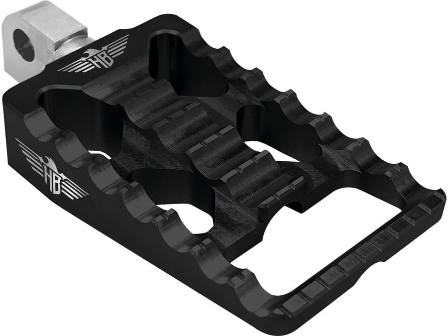 Harley Davidson Softail [2018-2025]-MX V1 footrests black anodized