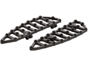 Harley Davidson Touring [1985-2025]-MX driver's footrest black anodized