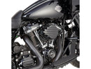 Harley Davidson Dyna [2000-2017]-ribbed air filter black anodized-7