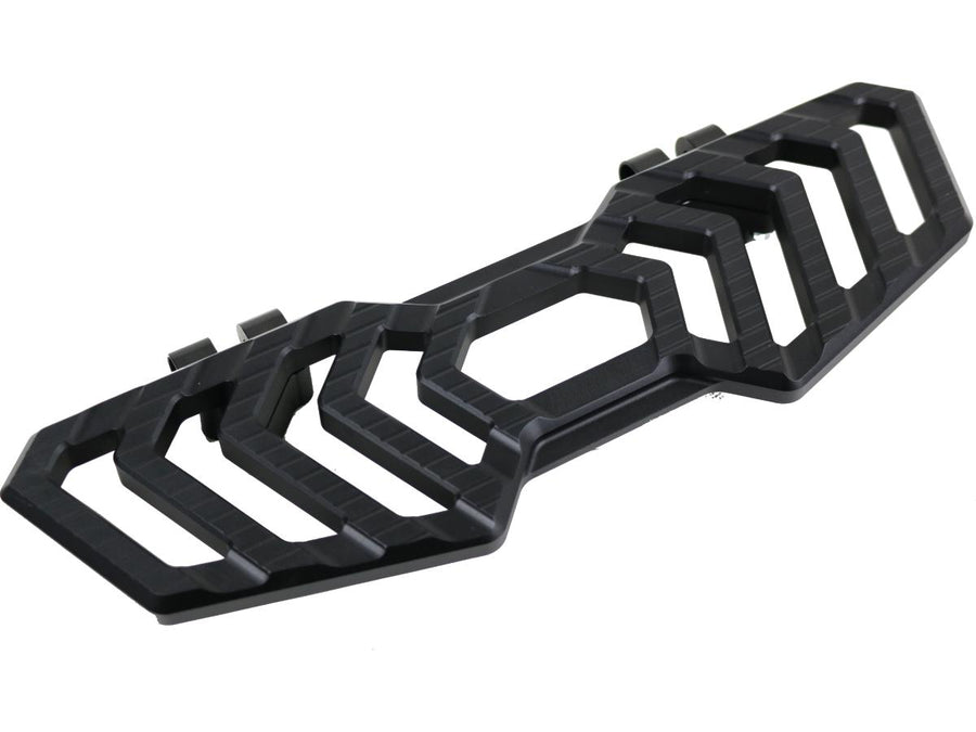 Harley Davidson Touring [1985-2025] – Trackboard Fahrer-Fußrasten Schwarz Eloxiert