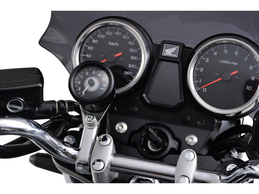 Harley Davidson – Velona 48 Voltmeter Modernes Design (Typ A) Schwarz