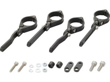 HARLEY DAVIDSON - Haut de phare CNC réglable 39 mm Fork Mounting Black