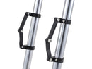 HARLEY DAVIDSON - Haut de phare CNC réglable 39 mm Fork Mounting Black-3