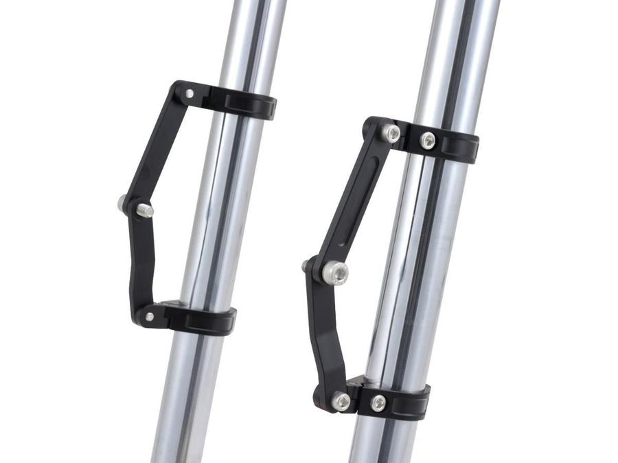 HARLEY DAVIDSON - Haut de phare CNC réglable 39 mm Fork Mounting Black