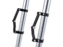 HARLEY DAVIDSON - Haut de phare CNC réglable 39 mm Fork Mounting Black-11