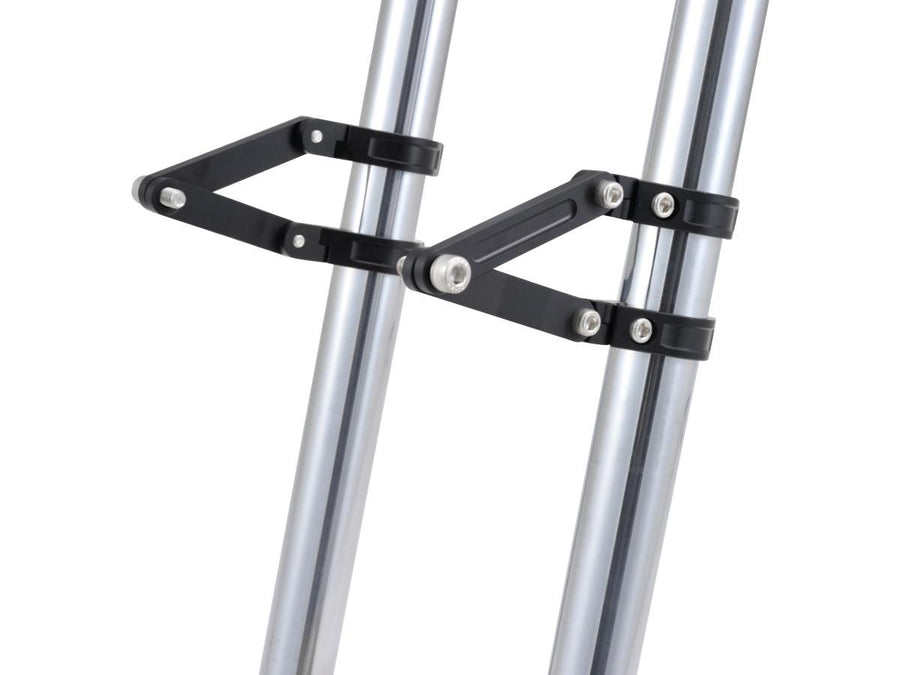 HARLEY DAVIDSON - Haut de phare CNC réglable 39 mm Fork Mounting Black