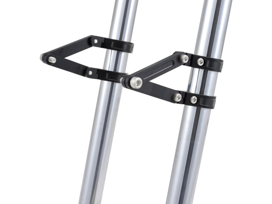 HARLEY DAVIDSON - Haut de phare CNC réglable 39 mm Fork Mounting Black
