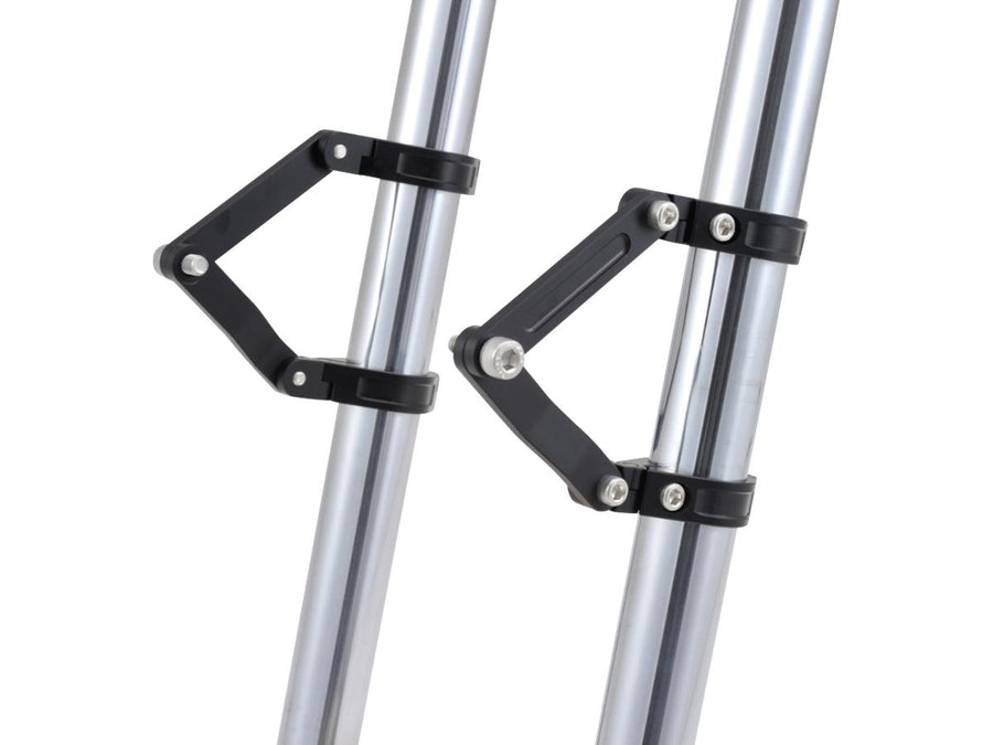 HARLEY DAVIDSON - Haut de phare CNC réglable 39 mm Fork Mounting Black