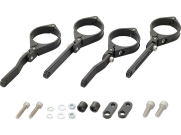Harley Davidson - Hauts-phares CNC réglables 49 mm Fork Mounting Black