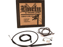 Harley Davidson FLHRXS [2021-2025] – 16" Gorilla Bar Kabelsatz Schwarzes Vinyl-1