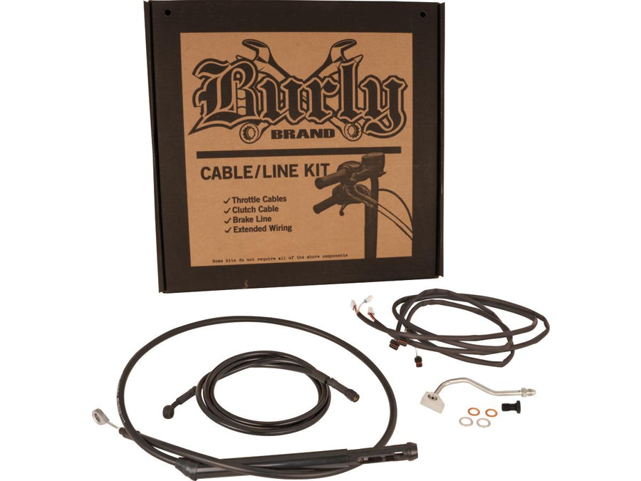 Harley Davidson Touring [2021-2024]-15 "excavator bar cable set black vinyl ABS