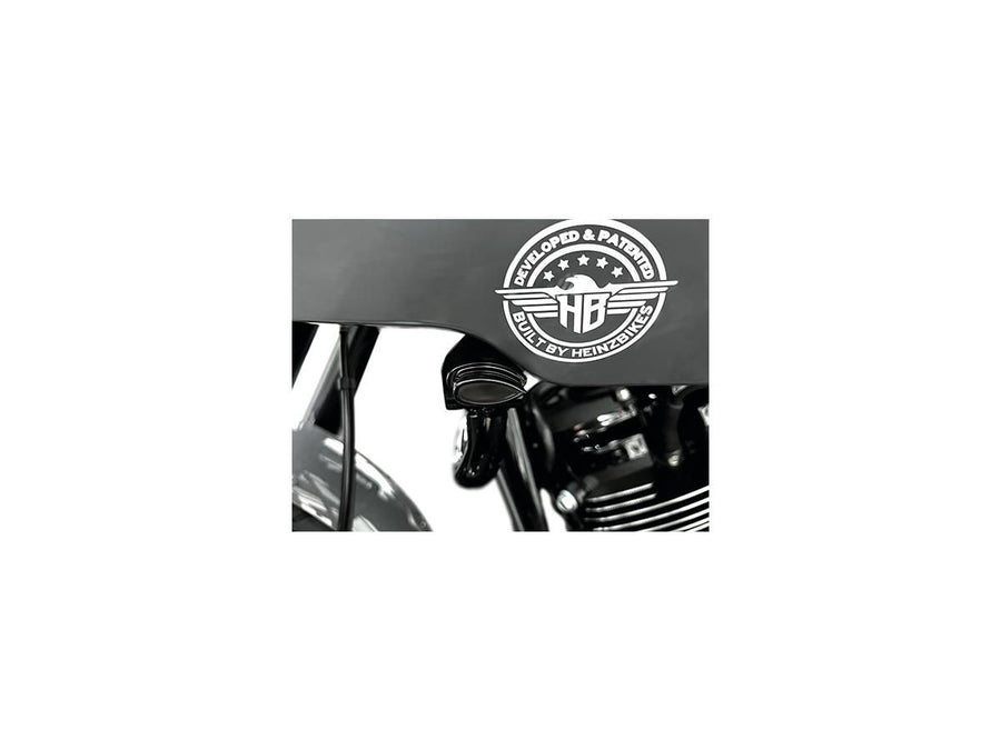 Harley Davidson FXLRST [2022-2025] – Micro ST Series LED-Blinker, eloxiertes Schwarz